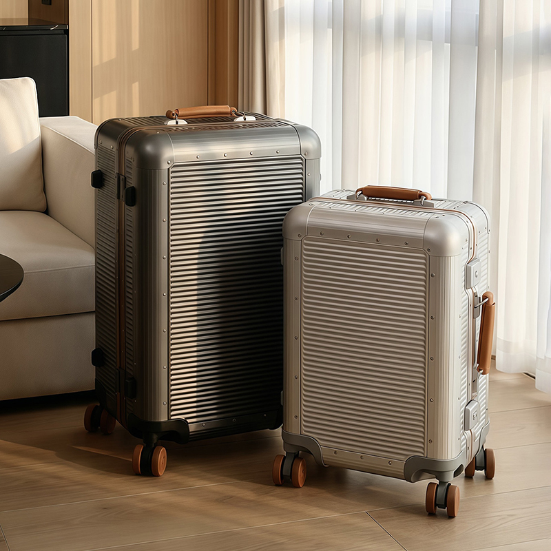 Aluminum Frame Carry On Luggage - Grote mode-aluminium frame trolleykoffer 20/24/28 inch