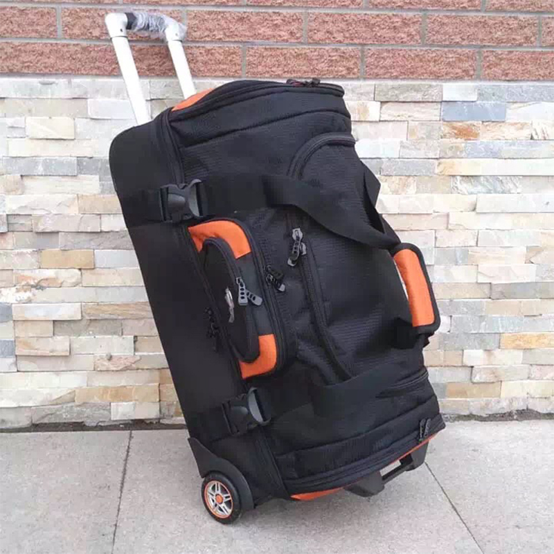 Reistas met grote capaciteit ( - Foldable Rolling Luggage Bag recensie en prijs