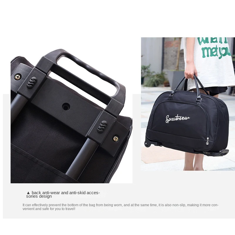 Trolleytas met wielen Reiskoff - Foldable Rolling Luggage Bag recensie en prijs