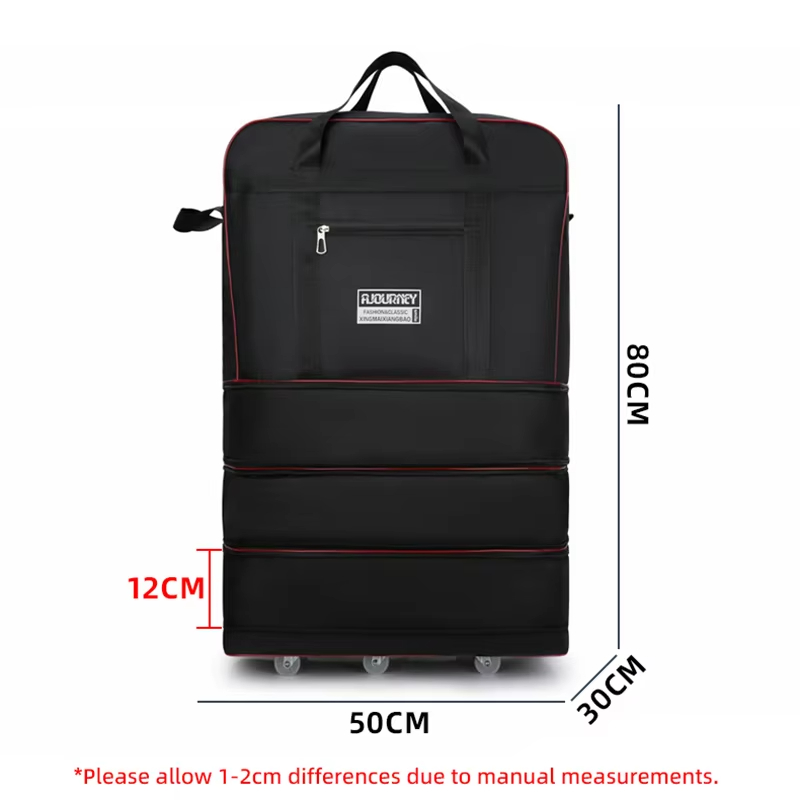 Opvouwbare unisex universele r - Foldable Rolling Luggage Bag recensie en prijs