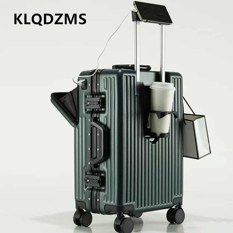 KLQDZMS Multifunctionele koffe - Front Opening Laptop Luggage 24 Inch recensie en prijs
