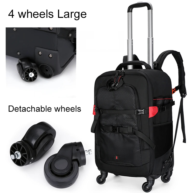 Fotografietrolley rugzak profe - Foldable Rolling Luggage Bag recensie en prijs